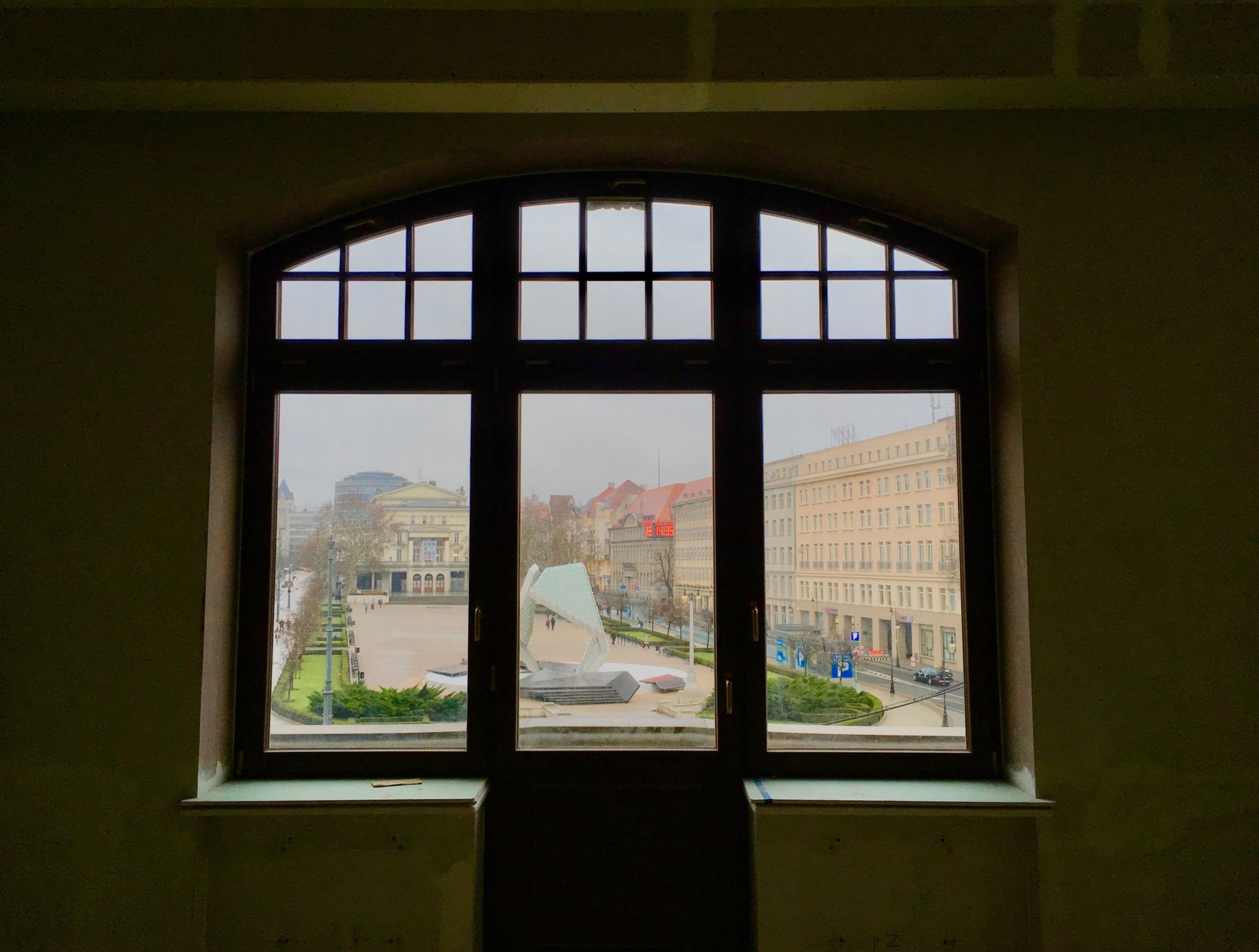 Widok z apartamentu 100 lat po powstaniu